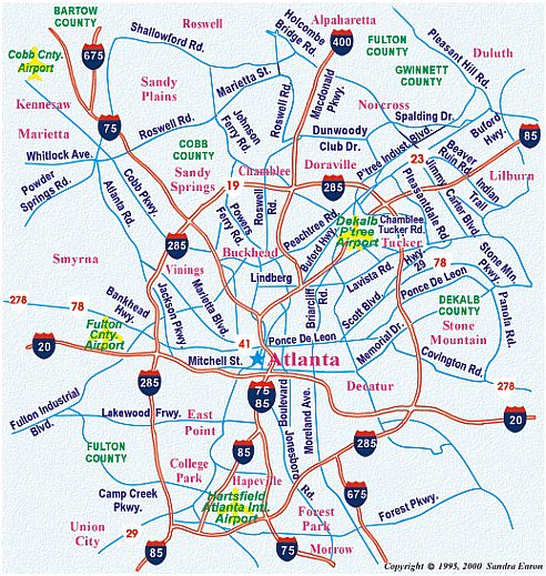 Metro Area Map